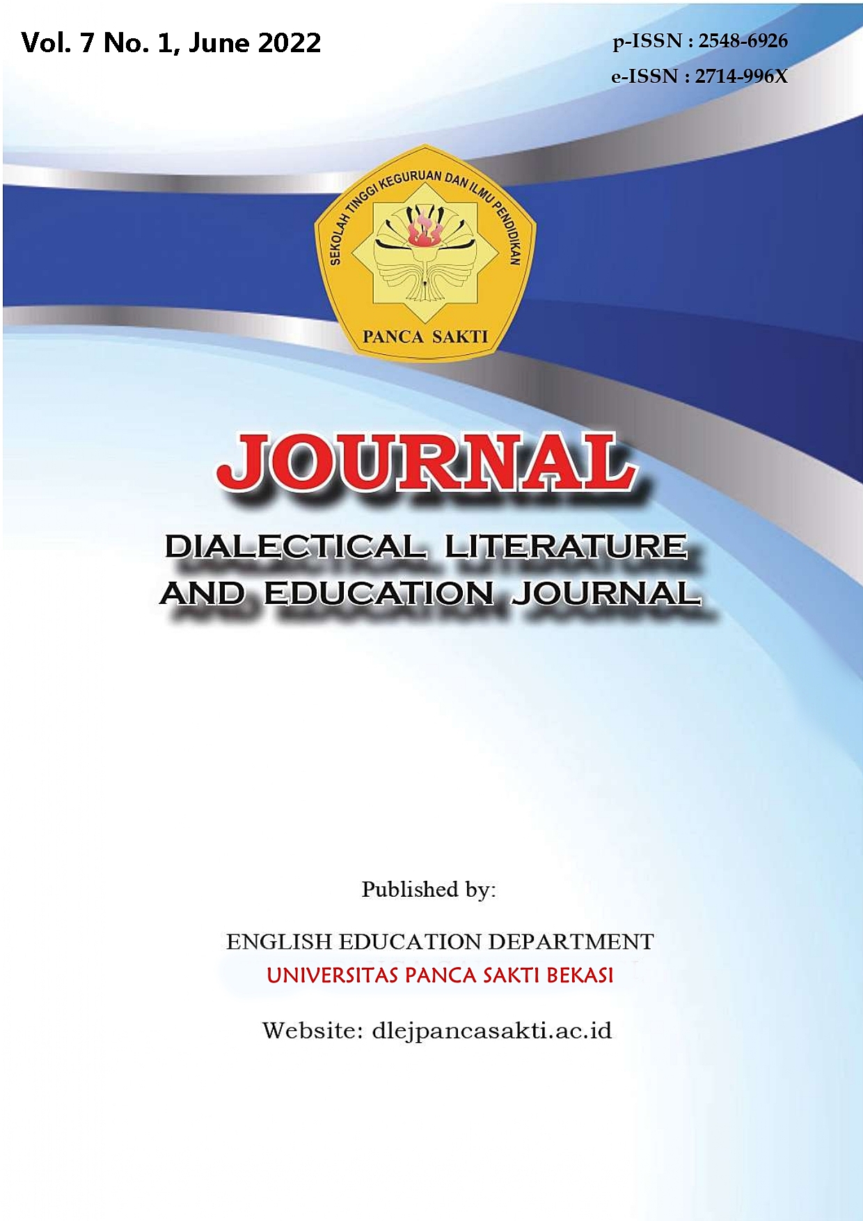 					View Vol. 7 No. 1 (2022): Dialectical Literature and Education Journal
				